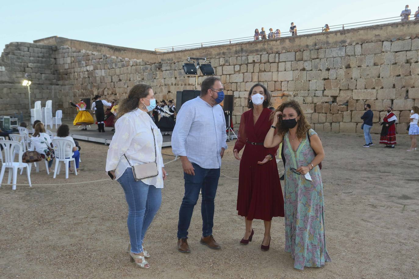 Lleno en la Noche del Patrimonio de Cáceres y Mérida