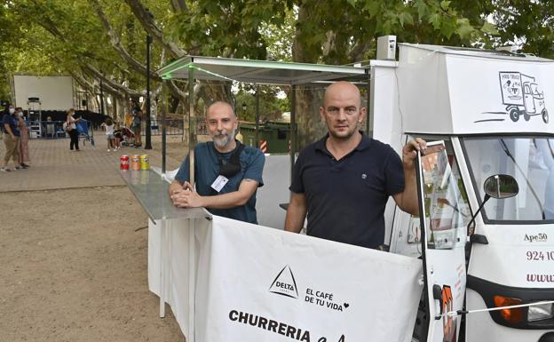 Los churros vienen en motocarro