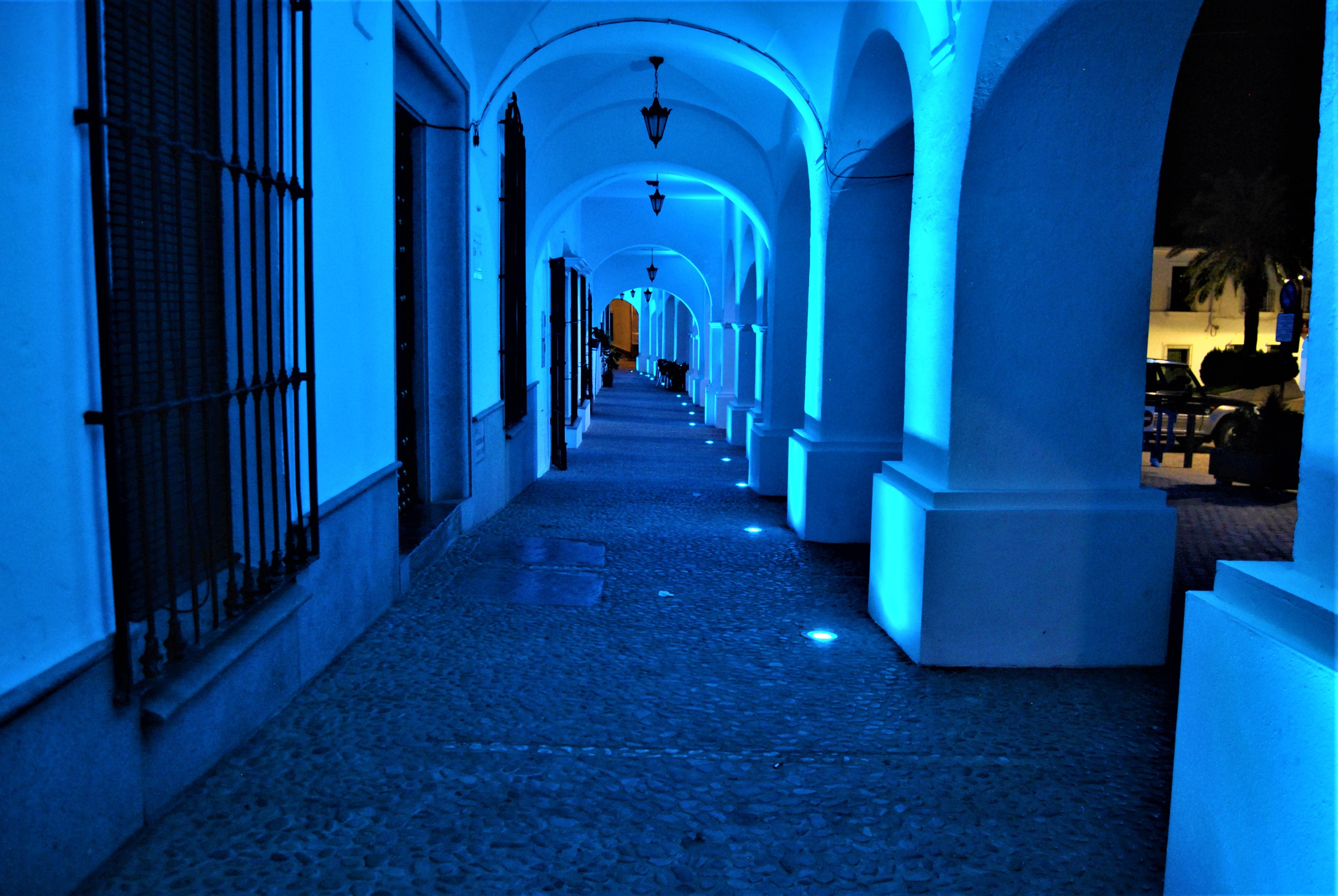 Herrera del Duque se tiñe de azul en conmemoración del Día de la Dislexia