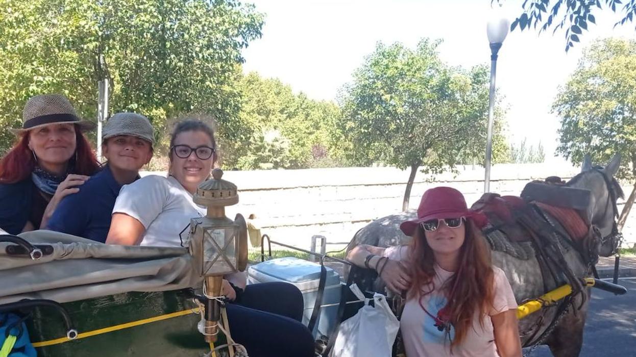 La peregrina que halló en Zafra la magia del Camino