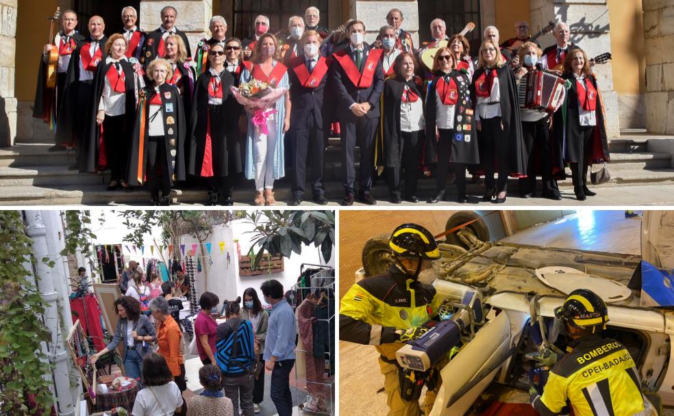 Cóctel de bibliotecas, tunos y bomberos