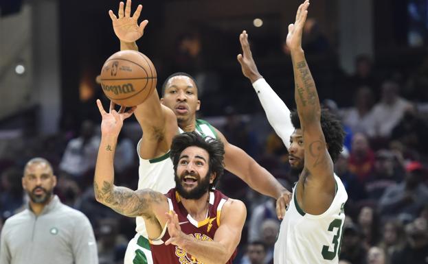 Los Cavaliers desperdician la brillante actuación de Ricky Rubio ante los Celtics