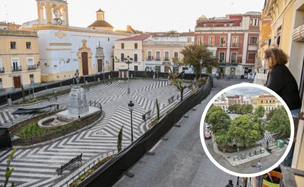 Los vecinos de San Andrés piden árboles para dar sombra a la plaza