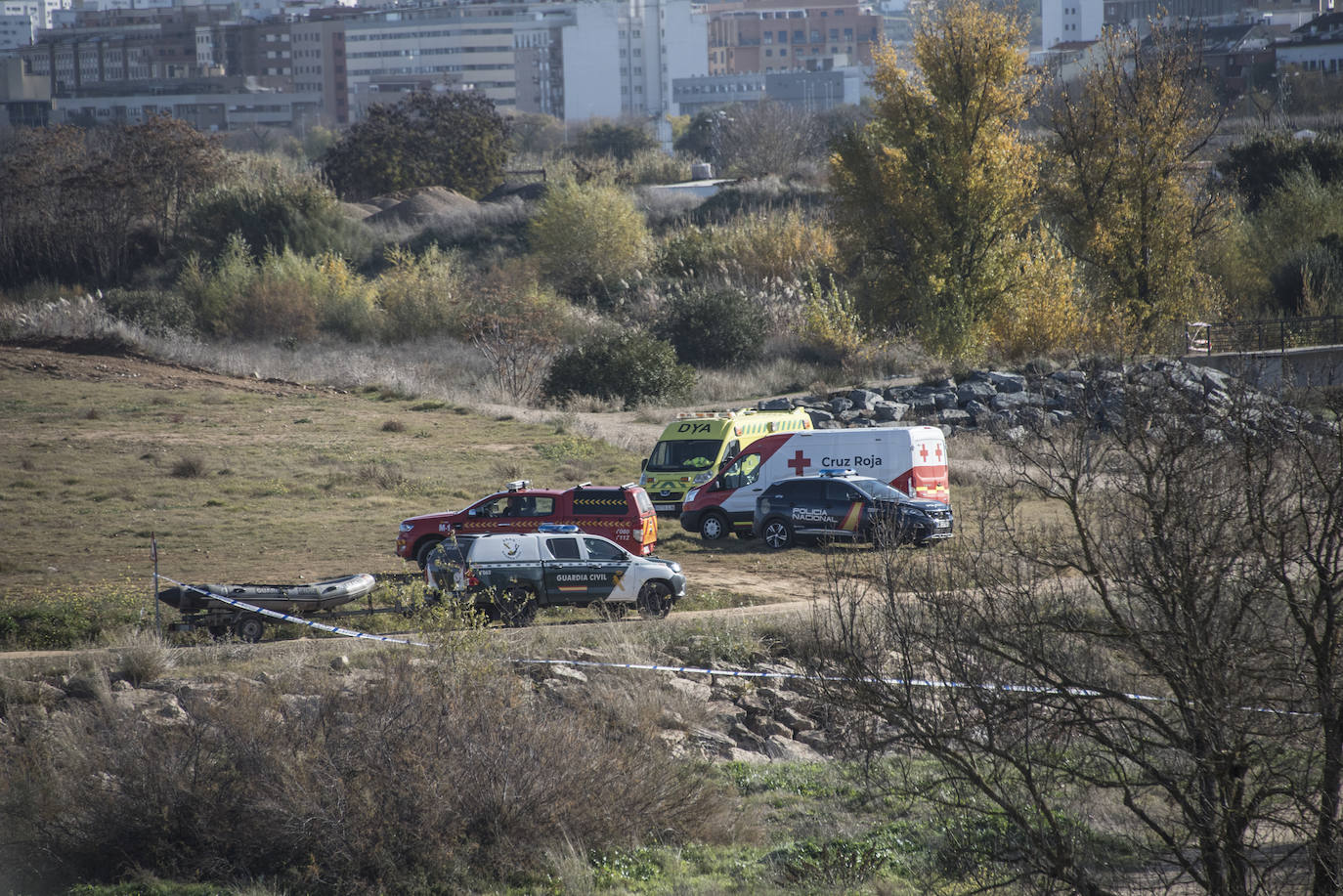 La búsqueda de Pablo Sierra se amplía a todo el tramo urbano del Guadiana a su paso por Badajoz