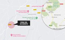 Cinco heridos, dos de ellos niños, en la colisión de un turismo y un tractor en Montánchez