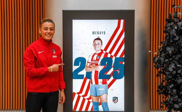 Carmen Menayo renueva con el Atlético de Madrid hasta 2025