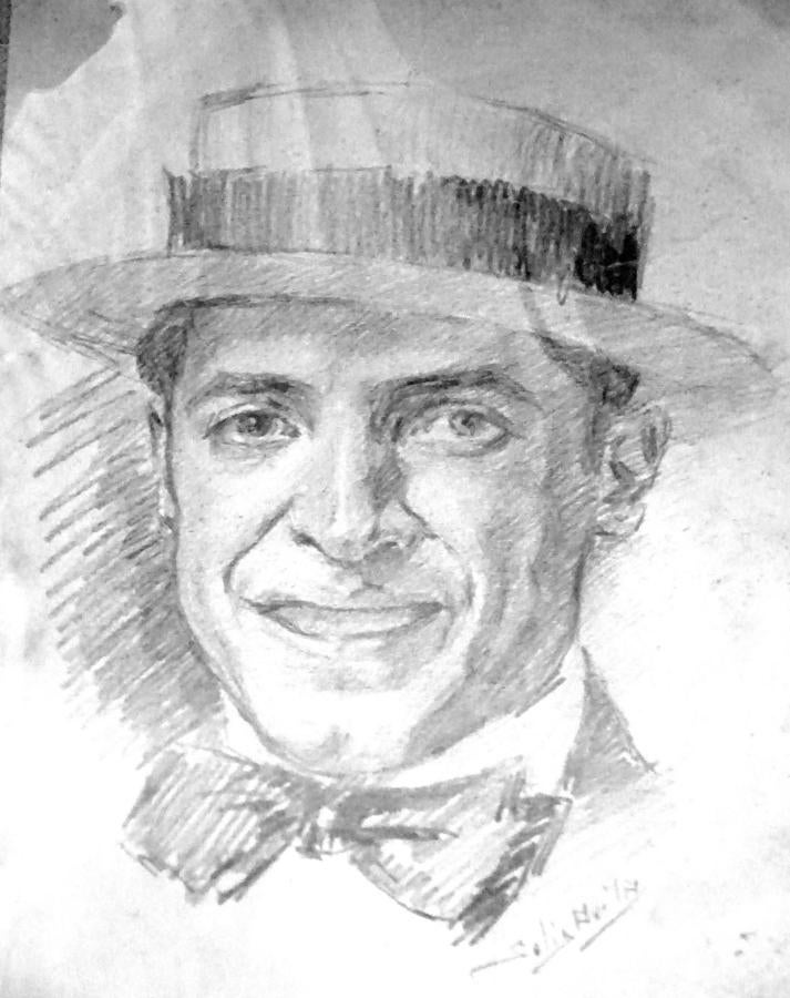 El sorprendente cacereño de la pajarita y el sombrero de paja