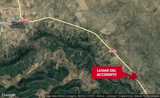 Herido un hombre de 56 años tras un accidente cerca de Herrera del Duque