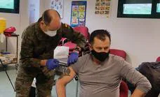 Los militares empiezan a vacunar contra la covid en Extremadura
