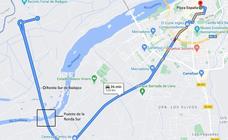Google Maps ubica el puente 25 de abril pero no sugiere aún circular por él