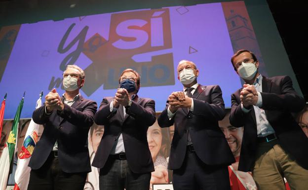 Los presidentes mostraron su orgullo por el proyecto de unión Villanueva-Don Benito