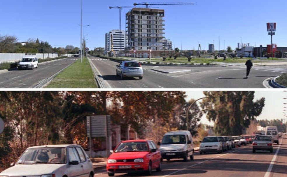 Avenida de Elvas, de camino a la frontera a barrio pujante
