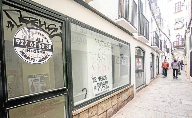 El 13% de las 1.400 edificaciones del casco antiguo cacereño están vacías y sin uso