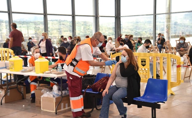 Cuenta atrás para el cierre del recinto ferial del Berrocal como centro de vacunación en Plasencia