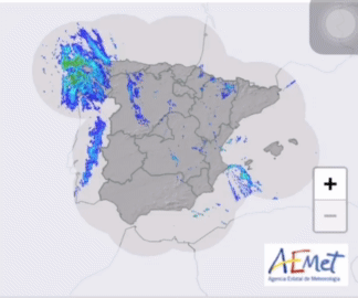 Un frente cruza Extremadura de madrugada pero apenas deja agua