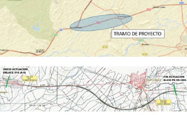 Adjudicada la redacción del proyecto para la autovía A-43 entre Torrefresneda y Santa Amalia