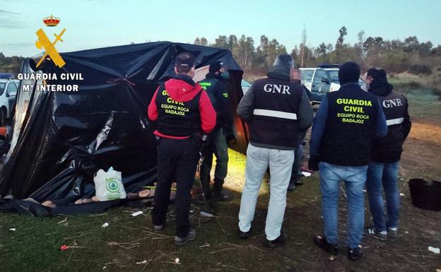 Seis detenidos por 17 robos en campos de Montijo, Lobón, La Garrovilla y Guadiana