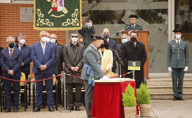 El teniente coronel Roldán Parra se pone al frente de los 1.500 guardias civiles de la provincia de Cáceres