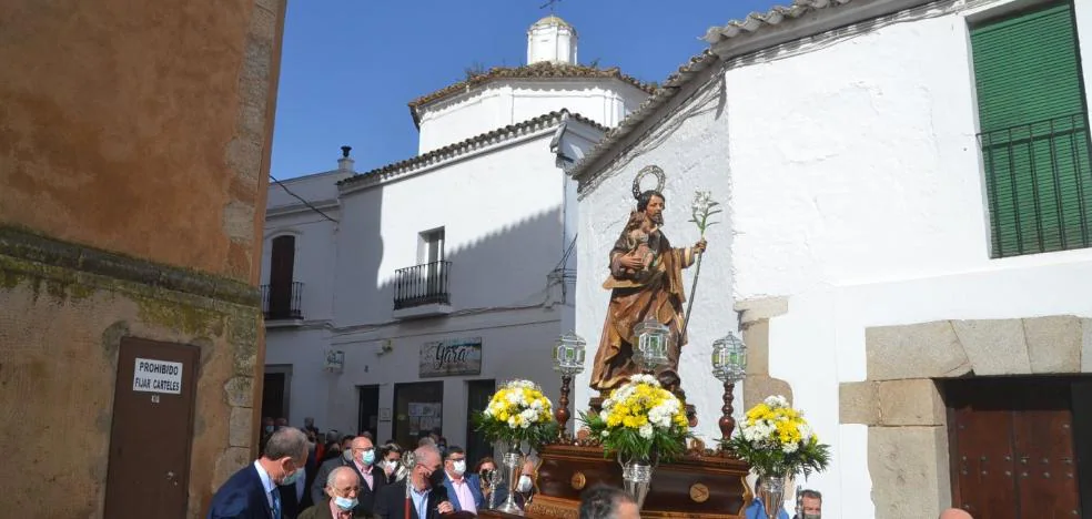 San José salió en procesión en Los Santos