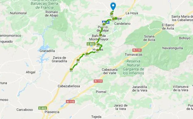 El Camino Natural Vía de la Plata entre Plasencia y Béjar estará terminado antes del 4 de julio