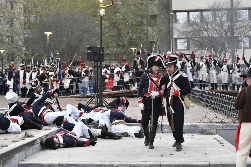 Recreación histórica 'Los sitios de Badajoz' y homenaje a los caídos