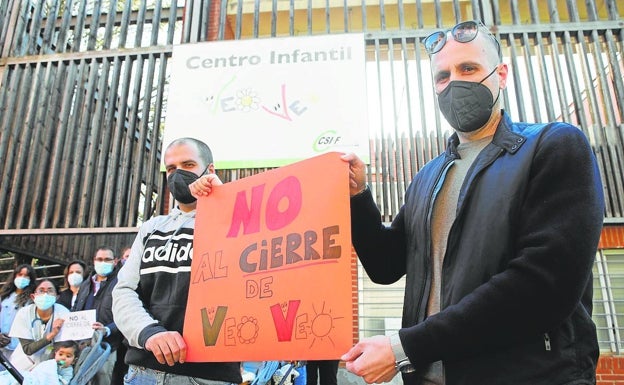Los padres se rebelan contra el cierre de la guardería del San Pedro de Alcántara de Cáceres