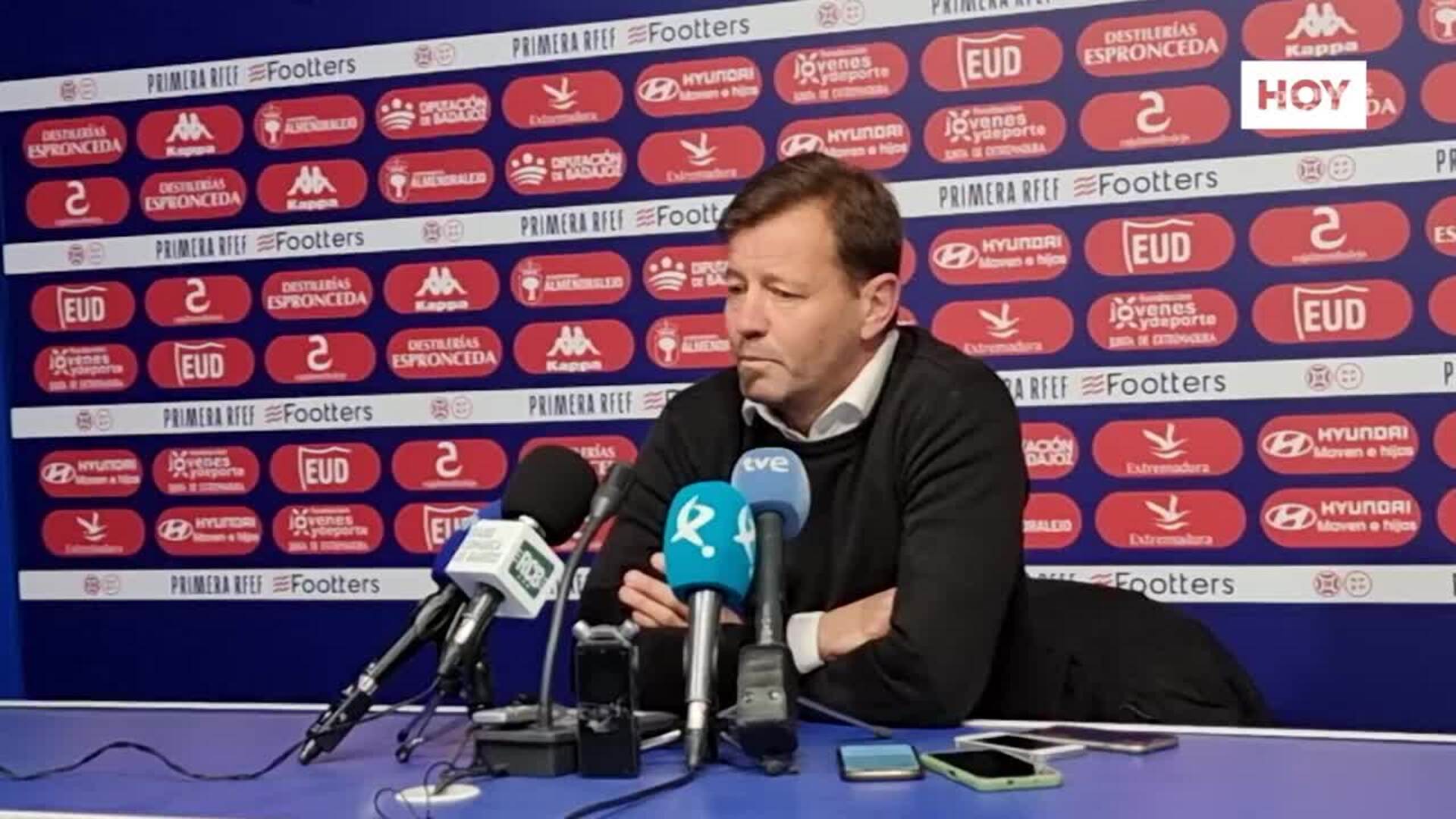 Manuel Mosquera se despide del Extremadura