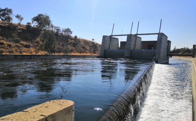 Los regantes del canal de Orellana disponen del 37,4% de agua de una campaña normal