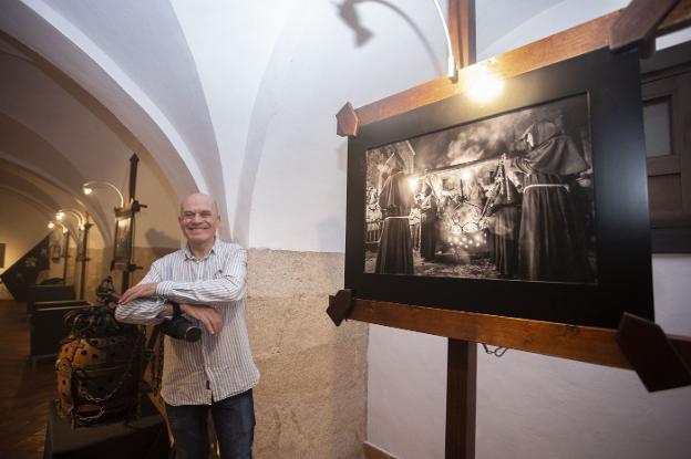 Exposición del Cristo Negro en los Golfines