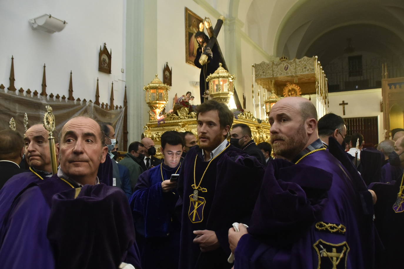 Martes Santo, corto y con retraso en Badajoz