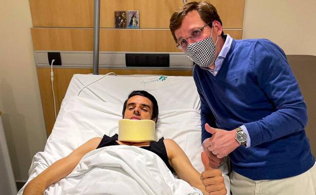 Emilio de Justo deberá llevar un corsé durante más de dos meses
