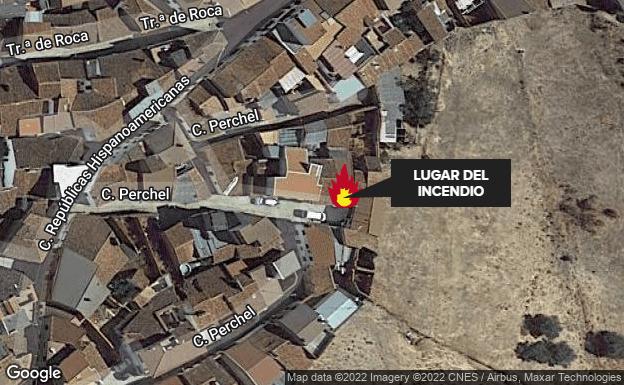 Trasladado a Madrid el niño con quemaduras graves en el fuego que mató a su abuelo en Castilblanco