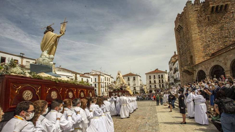 Domingo de Resurrección en Cáceres
