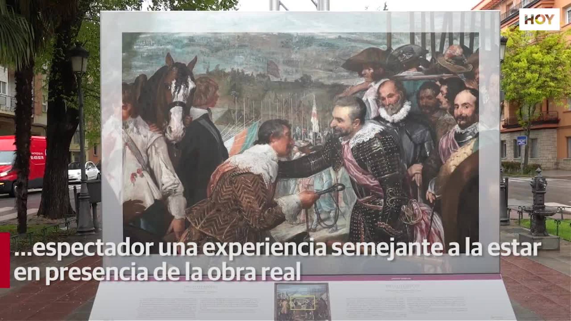 50 obras del Prado en las calles de Badajoz