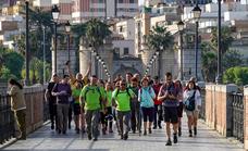 Los senderistas ya caminan desde Badajoz hacia Bótoa