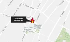 Dos mujeres, leves tras el incendio de la cocina de una vivienda en Almendralejo