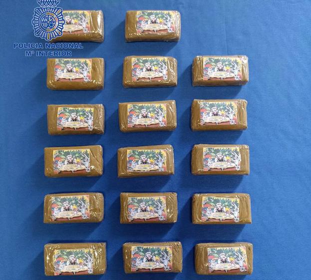 Tres detenidos en Badajoz por llevar más de dos kilos de hachís en su coche