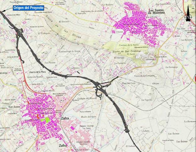 Aprobado por 23 millones el contrato de obra para construir la variante de Zafra