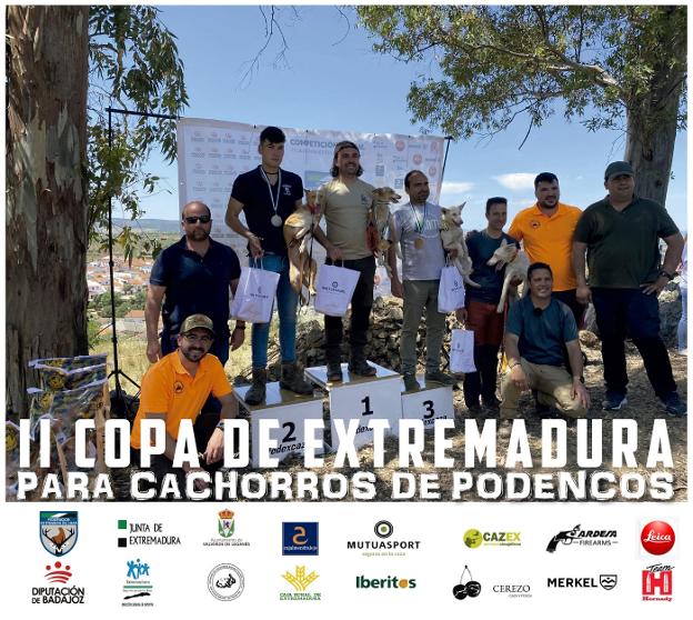 José Francisco Murillo con 'Nube' gana la II Copa para Cachorros de Podencos