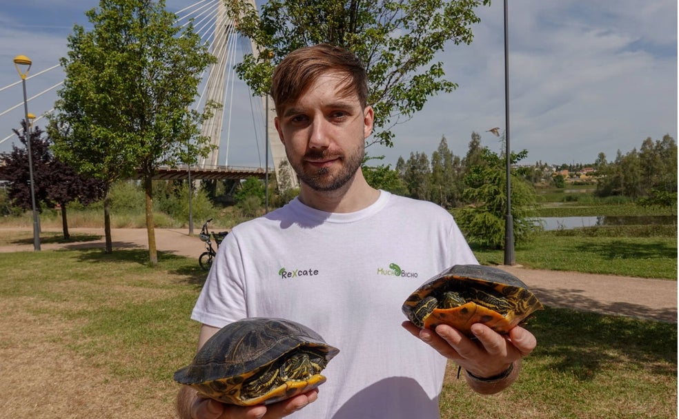 No toquen las tortugas del río Guadiana