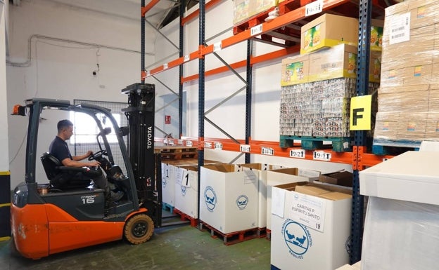 Los bancos de alimentos extremeños reciben menos donaciones al subir la cesta de la compra