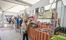 Alimentos y artesanía llenan el Paseo de Cánovas de Cáceres, que inaugura la feria de muestras