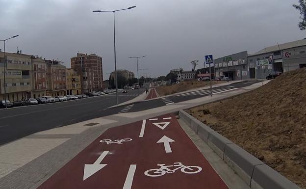 Badajoz tendrá 12 kilómetros más de carril bici en el verano de 2023