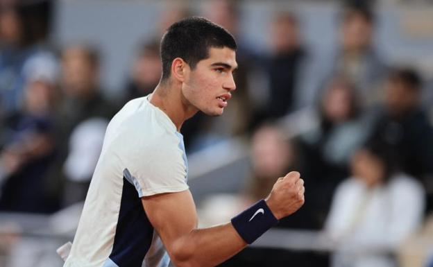 Alcaraz, a cuartos de Roland Garros sin sobresaltos