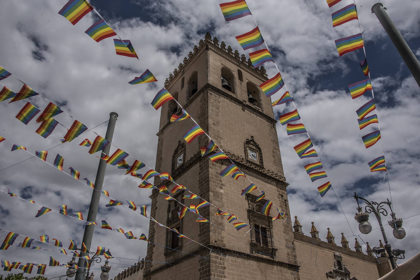 Ambiente de este sábado en Badajoz por la fiesta de Los Palomos