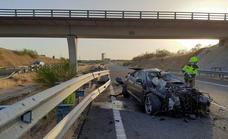 Muere un conductor que circulaba por la autovía a la altura de Casatejada tras caerle otro coche encima