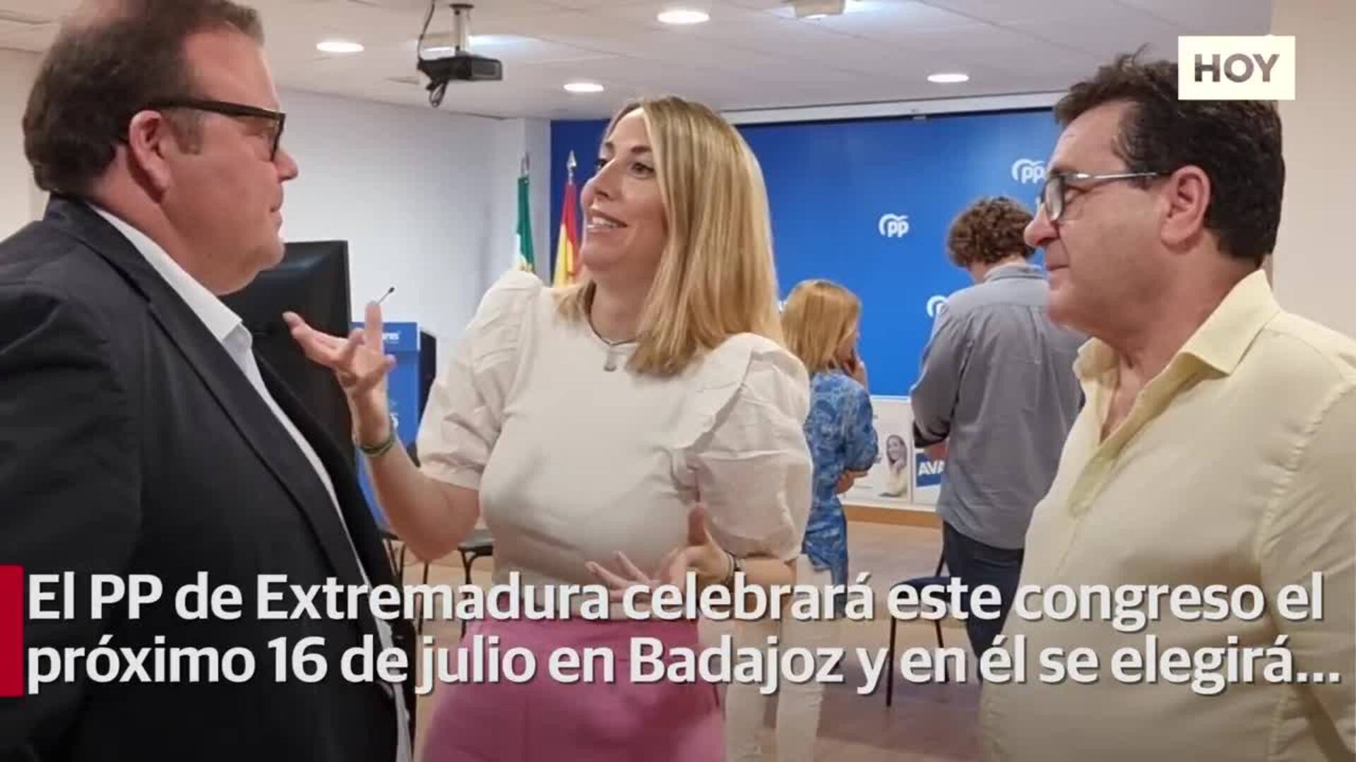 María Guardiola, única candidata a presidir el PP de Extremadura​