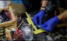 Desmantelado un 'kiosko' de papelinas de cocaína y heroína en Coria