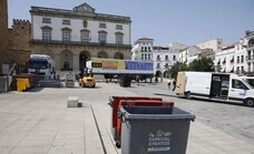 La Plaza Mayor de Cáceres se transforma para acoger su concierto de verano