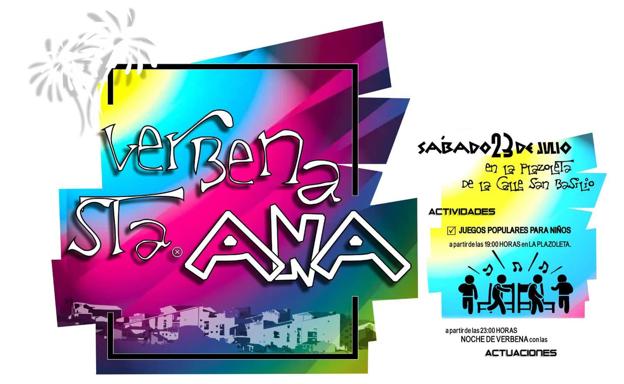 Este sábado vuelve la Verbena de Santa Ana